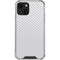 White Carbon Fiber Specialty Texture Material iPhone 15 Plus Clear Case