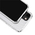 White Carbon Fiber Specialty Texture Material iPhone 15 Plus Clear Case