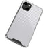 White Carbon Fiber Specialty Texture Material iPhone 15 Plus Clear Case
