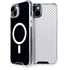 White Carbon Fiber Specialty Texture Material iPhone 15 Plus MagSafe Case