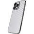 White Carbon Fiber Specialty Texture Material iPhone 15 Pro Skin