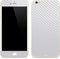 White Carbon Fiber Specialty Texture Material iPhone 6/6s Plus Skin