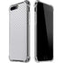 White Carbon Fiber Specialty Texture Material iPhone 7/8 Plus Clear Case