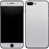 White Carbon Fiber Specialty Texture Material iPhone 7 Plus Skin