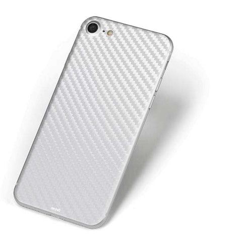 White Carbon Fiber Specialty Texture Material iPhone 7 Skin