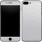 White Carbon Fiber Specialty Texture Material iPhone 8 Plus Skin