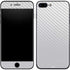 White Carbon Fiber Specialty Texture Material iPhone 8 Plus Skin