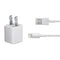 White Carbon Fiber Specialty Texture Material iPhone Charger (5W USB) Skin