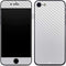 White Carbon Fiber Specialty Texture Material iPhone SE (2nd & 3rd Gen) Skin