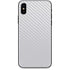 White Carbon Fiber Specialty Texture Material iPhone X Skin