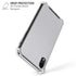 White Carbon Fiber Specialty Texture Material iPhone XR Clear Case