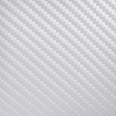 White Carbon Fiber Specialty Texture Material iPhone XR Skin