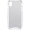 White Carbon Fiber Specialty Texture Material iPhone XS Clear Case