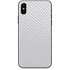 White Carbon Fiber Specialty Texture Material iPhone XS Max Skin