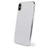 White Carbon Fiber Specialty Texture Material iPhone XS Max Skin
