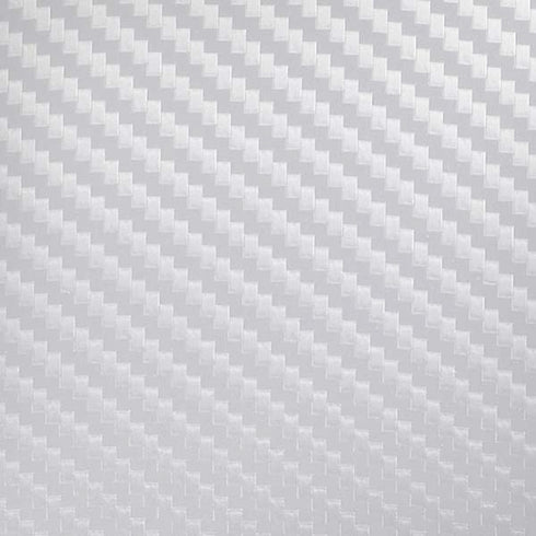 White Carbon Fiber Specialty Texture Material iPhone XS Skin