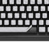 White Carbon Fiber Specialty Texture Material K95 RGB PLATINUM Mechanical Gaming Keyboard Skin