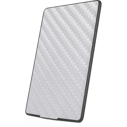 White Carbon Fiber Specialty Texture Material Amazon Kindle Skin