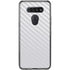 White Carbon Fiber Specialty Texture Material LG K51/Q51 Clear Case