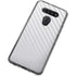 White Carbon Fiber Specialty Texture Material LG K51/Q51 Clear Case