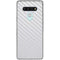White Carbon Fiber Specialty Texture Material LG Stylo 6 Clear Case