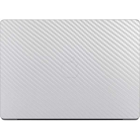 White Carbon Fiber Specialty Texture Material MacBook Pro 14in (2021-24) Skin
