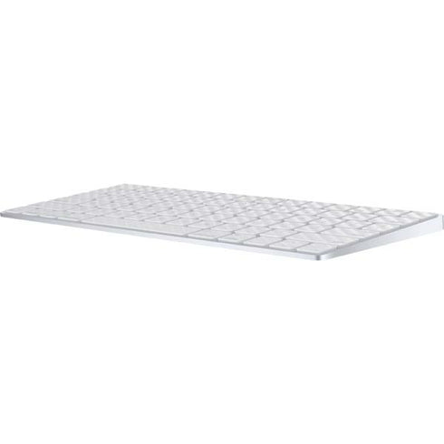 White Carbon Fiber Specialty Texture Material Magic Keyboard Skin