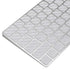 White Carbon Fiber Specialty Texture Material Magic Keyboard Skin