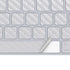 White Carbon Fiber Specialty Texture Material Magic Keyboard Skin