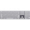 White Carbon Fiber Specialty Texture Material Magic Keyboard with Numeric Keypad Skin