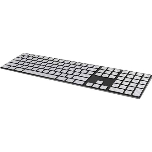 White Carbon Fiber Specialty Texture Material Magic Keyboard with Numeric Keypad Skin