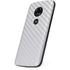 White Carbon Fiber Specialty Texture Material Moto E5 Play Skin