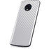 White Carbon Fiber Specialty Texture Material Moto G6 Skin