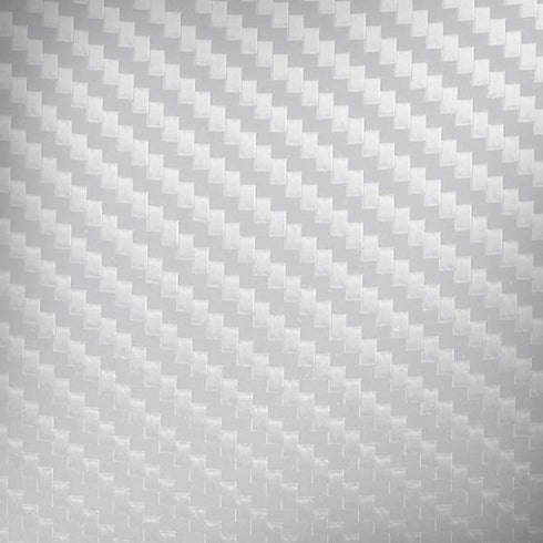 White Carbon Fiber Specialty Texture Material Moto G6 Skin