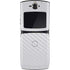 White Carbon Fiber Specialty Texture Material Motorola RAZR Skin
