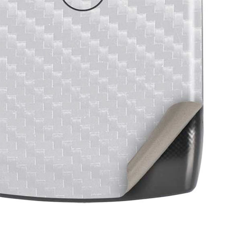 White Carbon Fiber Specialty Texture Material Motorola RAZR Skin
