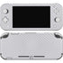 White Carbon Fiber Specialty Texture Material Nintendo Switch Lite Skin