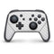 White Carbon Fiber Specialty Texture Material Nintendo Switch Pro Controller Skin