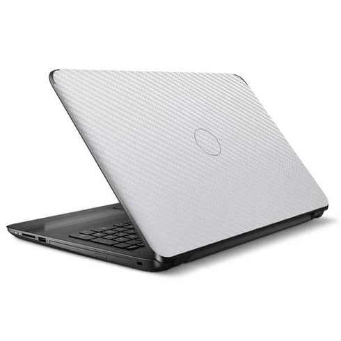 White Carbon Fiber Specialty Texture Material HP Notebook Skin
