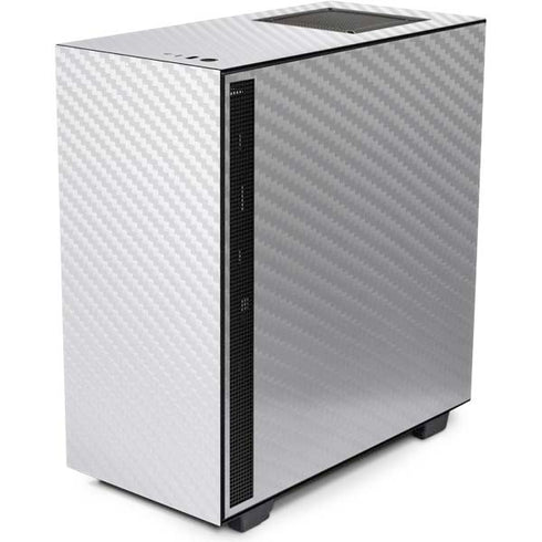 White Carbon Fiber Specialty Texture Material NZXT H510 Compact ATX Mid-Tower Case Skin