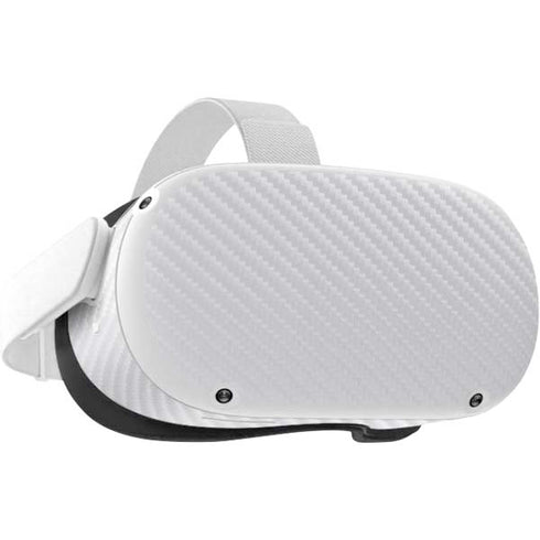 White Carbon Fiber Specialty Texture Material Oculus Quest 2 Skin