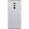 White Carbon Fiber Specialty Texture Material OnePlus 7 Pro Skin