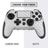 White Carbon Fiber Specialty Texture Material PlayStation Scuf Vantage 2 Controller Skin