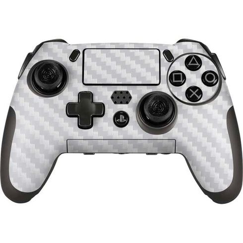 White Carbon Fiber Specialty Texture Material PlayStation Scuf Vantage 2 Controller Skin