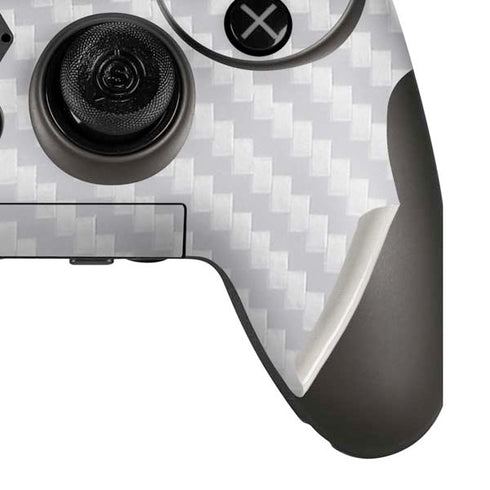 White Carbon Fiber Specialty Texture Material PlayStation Scuf Vantage 2 Controller Skin