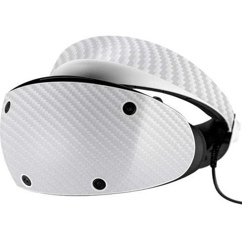 White Carbon Fiber Specialty Texture Material PlayStation VR2 Skin