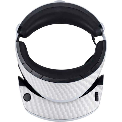 White Carbon Fiber Specialty Texture Material PlayStation VR2 Skin