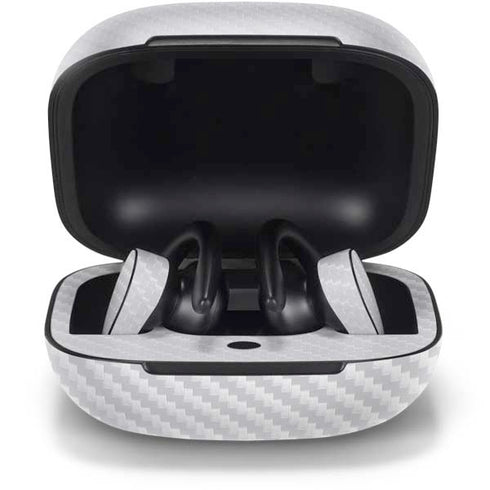 White Carbon Fiber Specialty Texture Material PowerBeats Pro Skin
