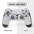 White Carbon Fiber Specialty Texture Material PS4 Controller Skin