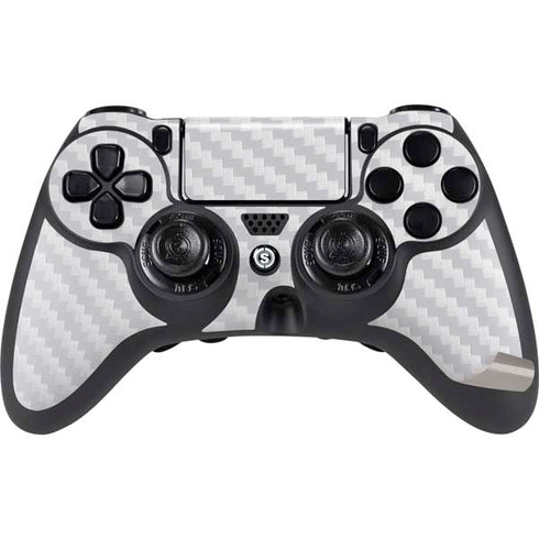 White Carbon Fiber Specialty Texture Material PS4/PC SCUF Impact Controller Skin